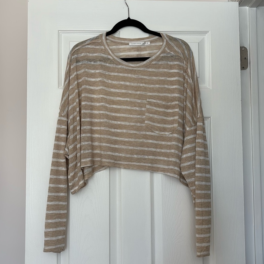 Long Sleeved Crop Top